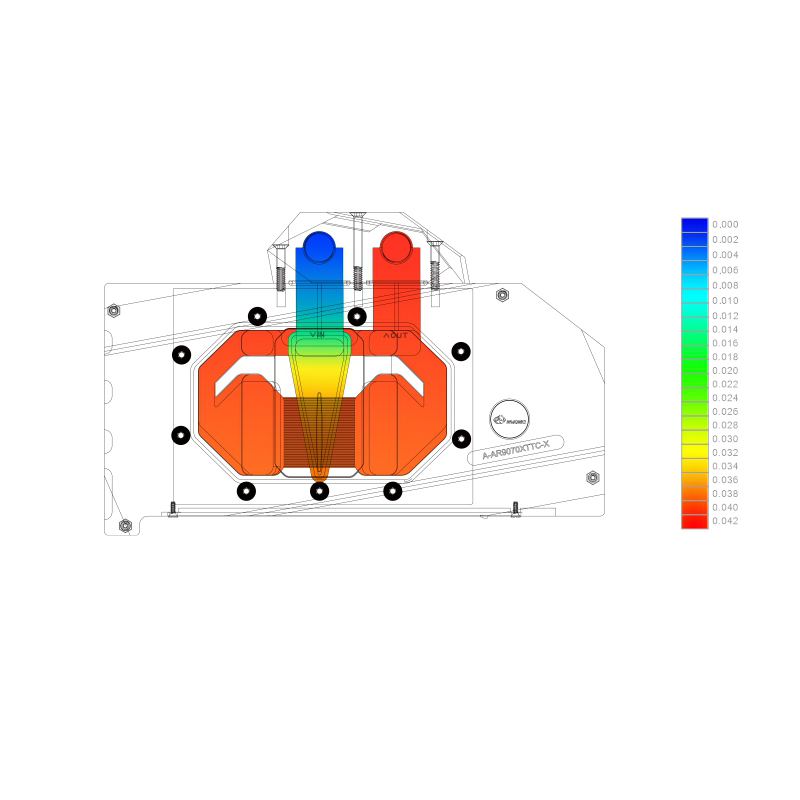 Rx 9070 16Gb - Bykski Water Cooler For ASRock AMD