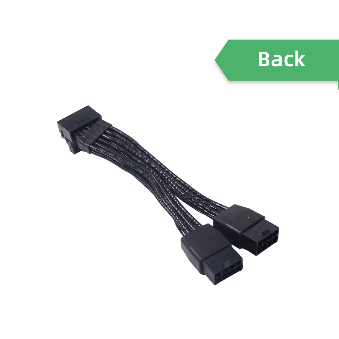 PCIE 5.0 Interface Downward 2X - Dual 8Pin To 16Pin 12Vhpwr Cable ulasan dan harga
