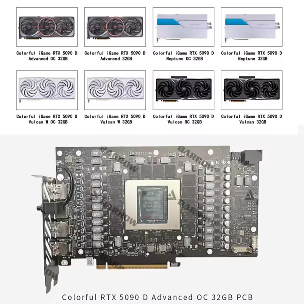 Barrow GPU Block For Colorful  - Rtx 5090 32Gb ulasan dan harga