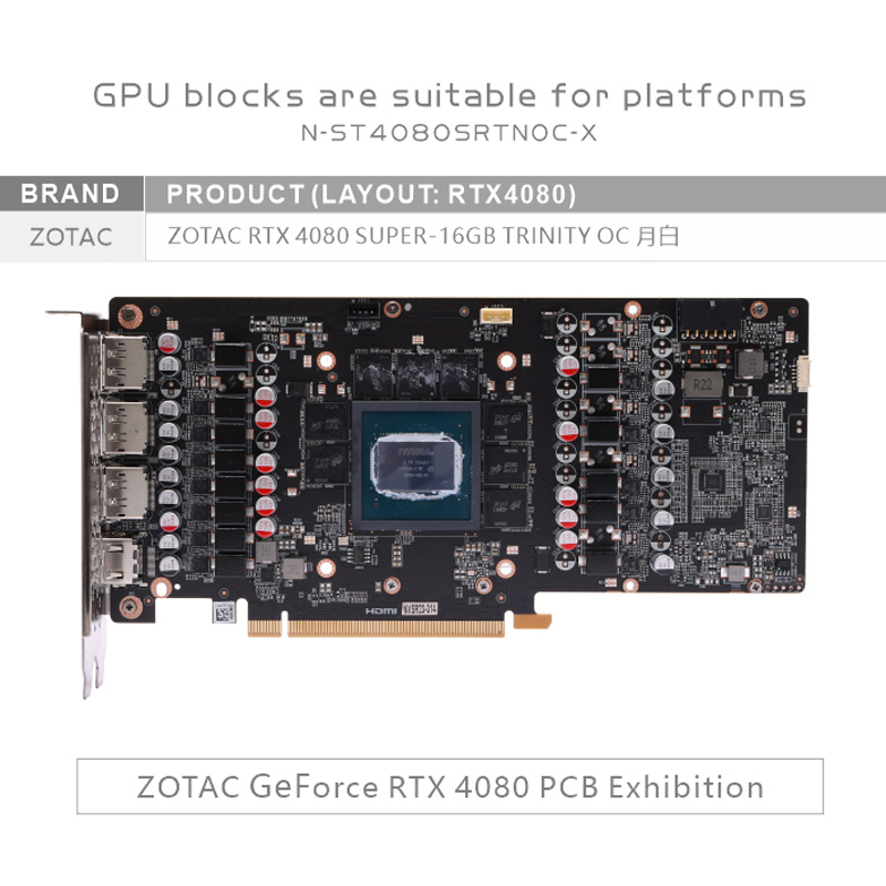 Bykski N-ST4080SRTNOC-X GPU Bl - Rtx 4080 Super 16Gb ulasan dan harga