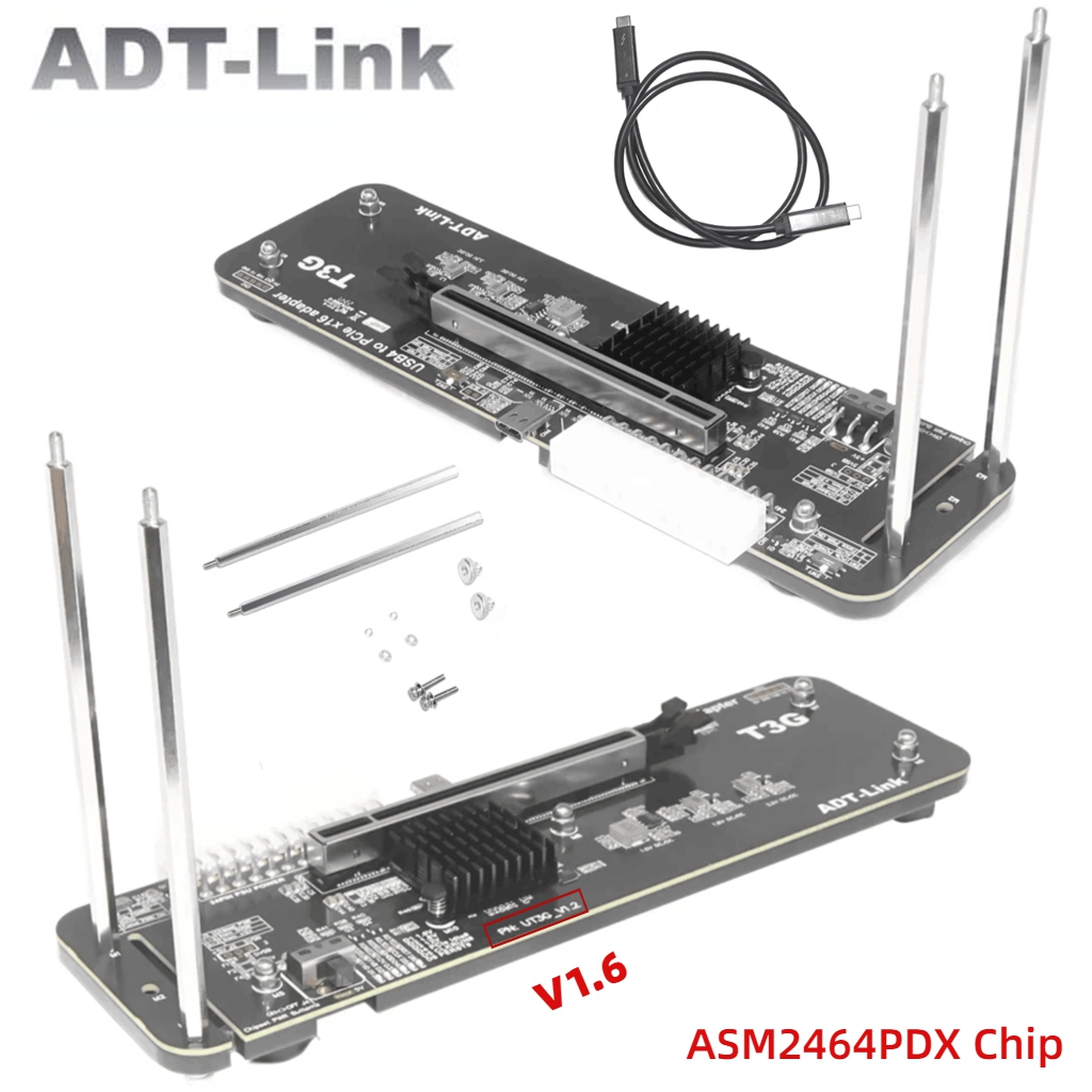 ADT UT3G For NUC ITX STX Noteb - Gpu External Dock Egpu Thunderbolt 4 ulasan dan harga