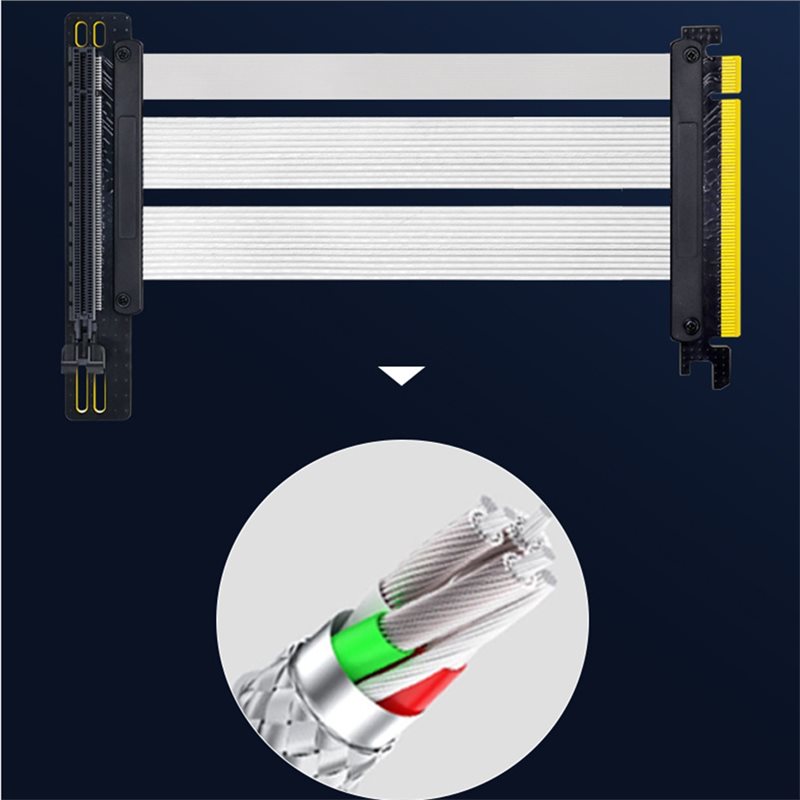 Efficientt-For RTX5090, GEN5 S - Pcie 5.0 Gpu Riser Cable ulasan dan harga