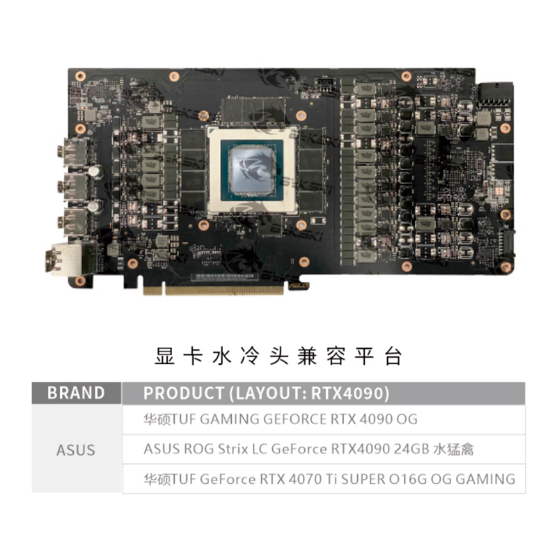 Bykski GPU Water Block for ASU - Rtx 4090 Water Block ulasan dan harga