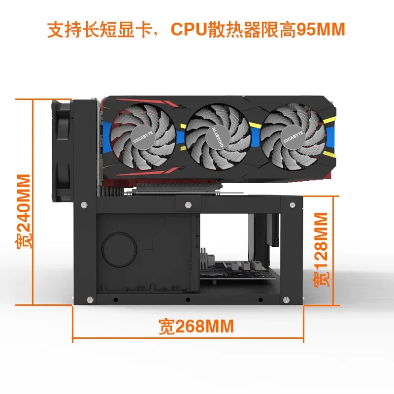 JMZ Graphics Card Stand Rack O - Gpu Mining Rig Frame 8 Gpu ulasan dan harga