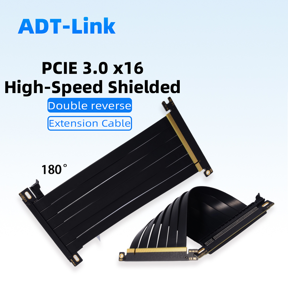 PCIE 3.0 X16 Riser Cable Doubl - Pcie 5.0 Gpu Riser Cable ulasan dan harga