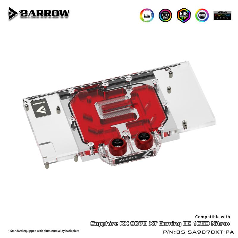 GPU Water Block For SAPPHIRE R - Rx 9070 16Gb ulasan dan harga