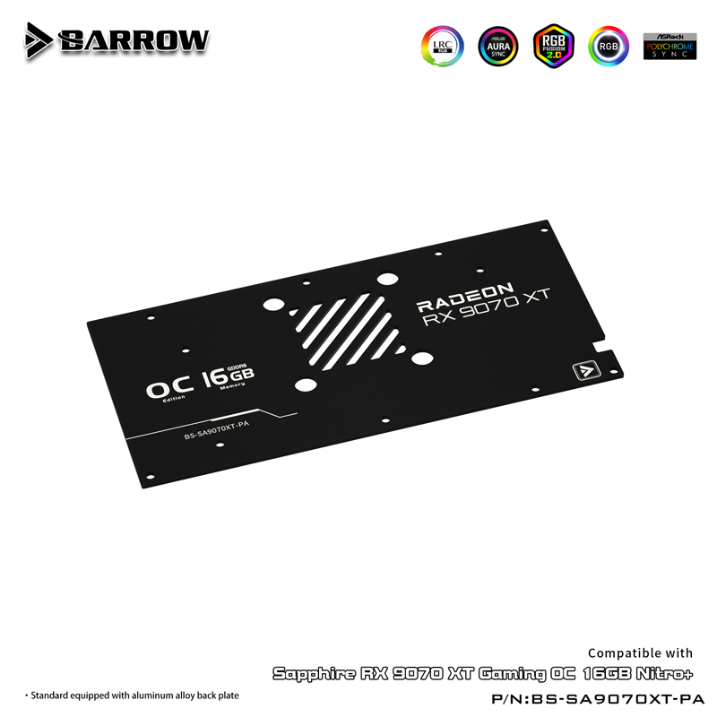 GPU Water Block For SAPPHIRE R - Rx 9070 16Gb ulasan dan harga