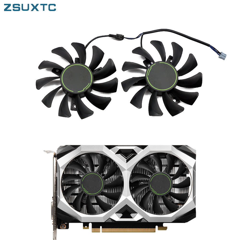 2Pcs 75MM HA8010H12CF-Z GTX165 - Rtx 4080 Super 16Gb ulasan dan harga