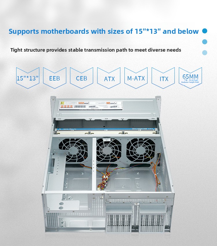 8-Disk 4U Rack-type Multi-disk - Server Gpu Chassis 4U ulasan dan harga