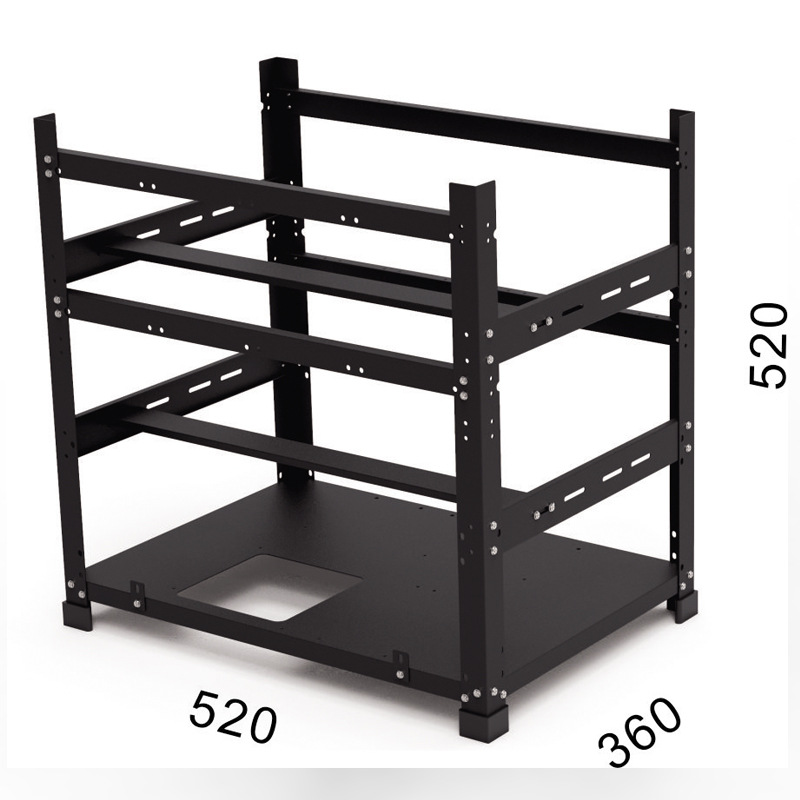 Custom Open Frame GPU Case Dua - Gpu Mining Rig Frame 8 Gpu ulasan dan harga