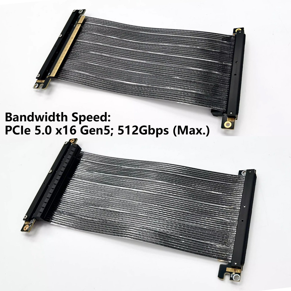 PCIE 5.0 X16 GEN5 Graphics Car - Pcie 5.0 Gpu Riser Cable ulasan dan harga